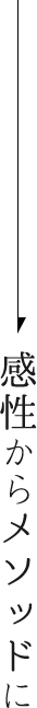 感性からメソッドに